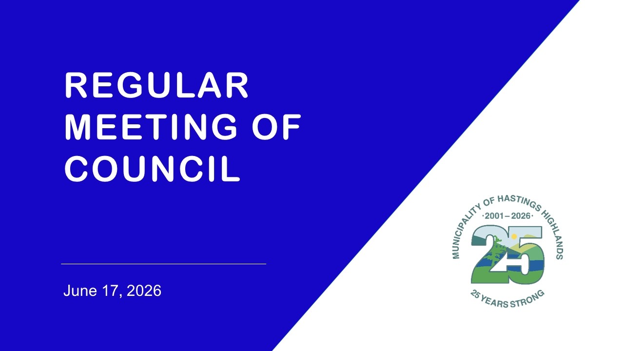 Regular Meeting of Council June 17, 2026