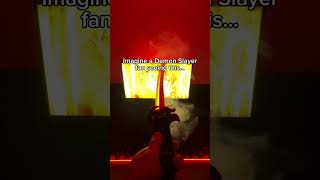 My Demon Slayer Tanjiro Sword Glows and Releases Flames 😍🔥