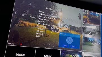 Lorex Color Night Vision - settings and menu’s.