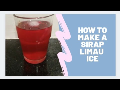 Resepi sirap limau ais - YouTube