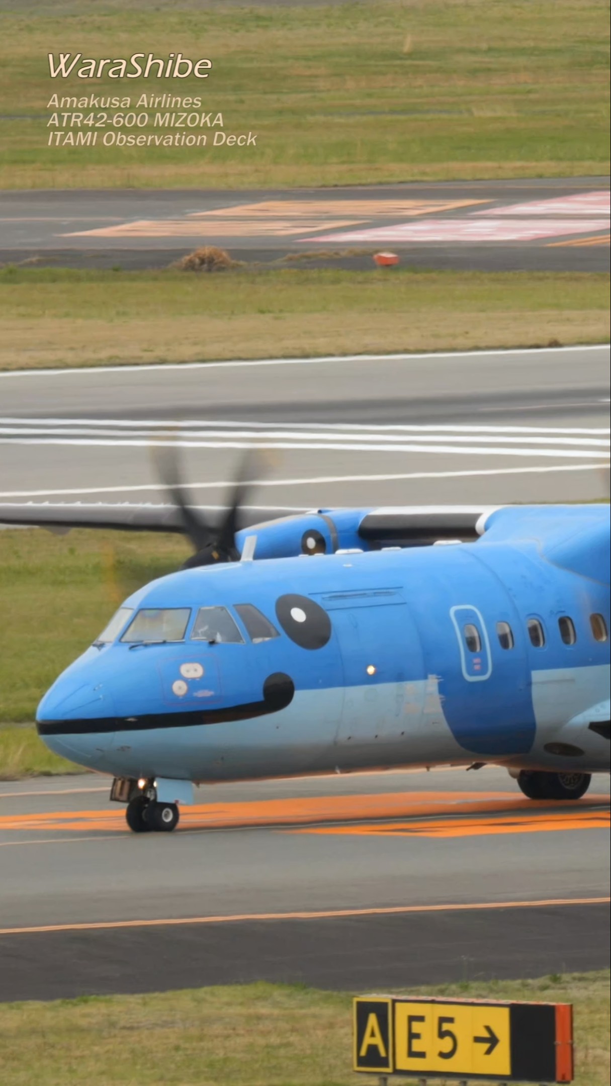 Incredible Power! Mizoka ATR42-600 High-Speed Takeoff | ITAMI