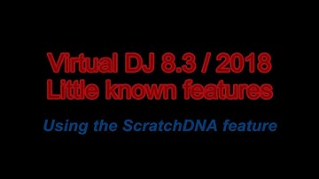 VDJ8.3/2018 - Using the ScratchDNA feature