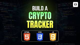 Build a Crypto Tracker with HTML, CSS & JavaScript Projects | Crypto Website Template Tutorial