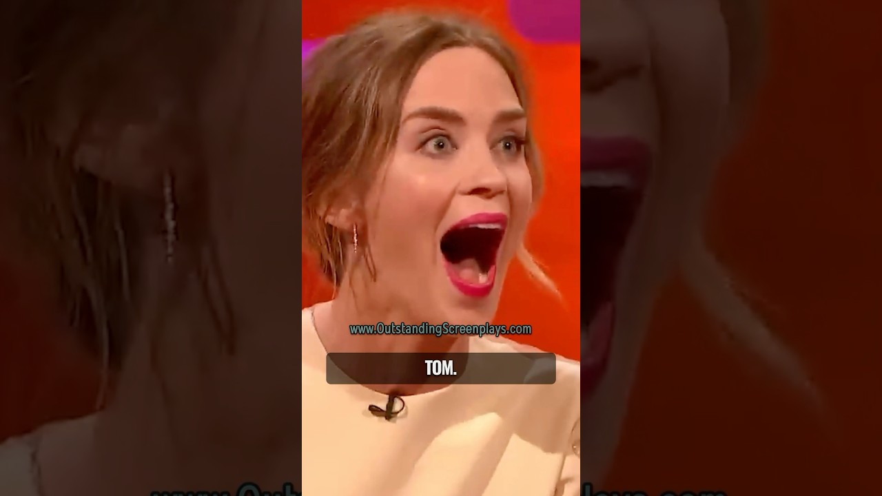 Emily Blunt and Tom Cruise imitate each other