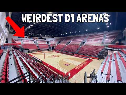 The Weirdest College Basketball Arenas in America (D1)
