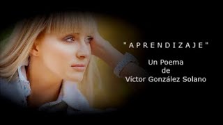 APRENDIZAJE - De Víctor González Solano - Voz: Ricardo Vonte