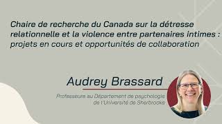 Chaire de recherche du Canada sur la détresse relationnelle et la violence entre partenaires intimes