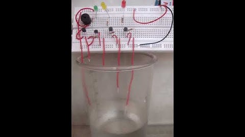 Water Level Indicator Project with Alarm
