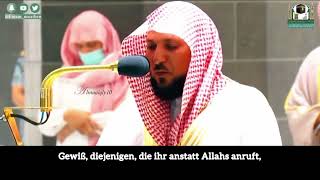 Maher Al-Muaiqly | Surah Al-Hajj 22:71 | Eure „falsche Götter“ können nicht einmal eine Fliege…