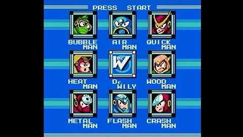 Mega man 2 boss intro