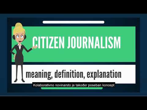 Video: Što Je Novinarstvo