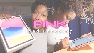 unbox with me | PINK IPAD 💕🎀