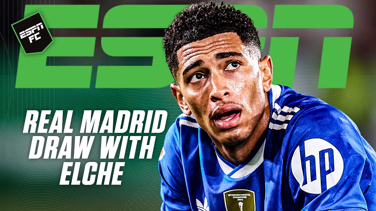 FULL REACTION: Real Madrid DRAW with Elche, 2 goals from EX-MADRID players 😳 | ESPN FC