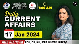 17 January Current Affairs 2024 | Daily Current Affairs | Current Affairs Today