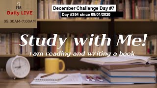 [01.14.2022] Study with Me for 2 hours at 5AM CST: 교수님과 함께 하는 아침공부