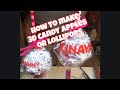 Re upload 3D Candy apple or lollipop Video