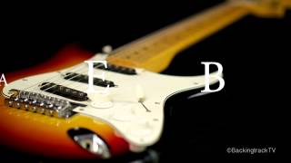 Fast Blues Shuffle in E Guitar Backing Track chords