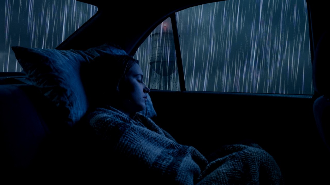 Safe Inside the Car While the Storm Rages | Deep Sleep Rain Sounds ...