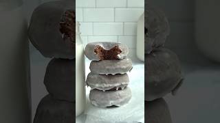 Glazed Chocolate Cake Donuts Recipe