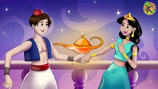 علاء الدين والأميرة ياسمين 👳🏼‍♀️ Aladdin and The Magic Lamp فلم كرتون KONDOSAN HD 4K قصص اطفال