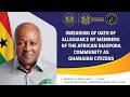 Ghana Welcomes The Diaspora Home 2026 Citizenship Ceremony
