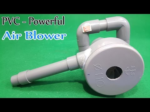 How To Make Powerful 12volt Air Blower Using 775 Motor And PVC Pipe