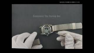 Release Spring Bar to change strap