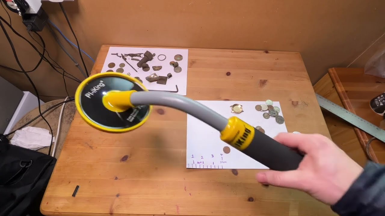 PI-IKING 750 Pulse Induction Pinpointer Test metal Detecting