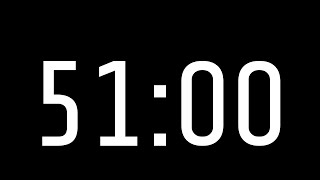 51 Minute Timer - 51 Minute Countdown