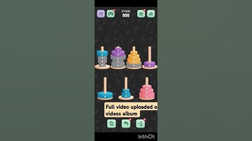 Tower of Hanoi sort level 505