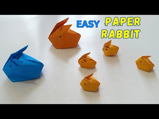 How To Make A Paper Inflatable Bunny Crafty Moms Share: Origami Fun!