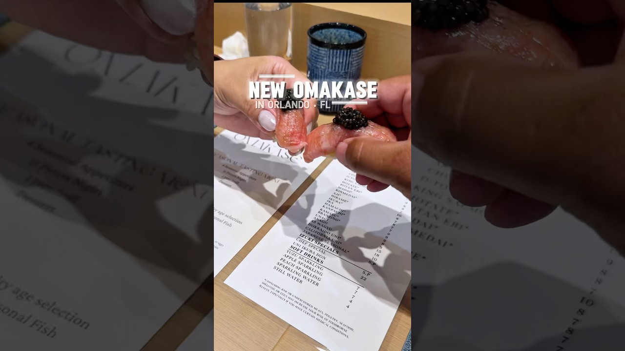 Anniversary dinner at the newest Omakase in Orlando | Sushi Izuki • Orlando, FL
