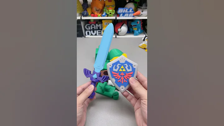 Link from The Legend of Zelda 🧝‍♀️🗡🛡 | BILL LAB | #3dprinting #zelda #billlab #lego