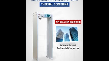 Door Frame Metal Detector With Thermal Screening l Buy Now
