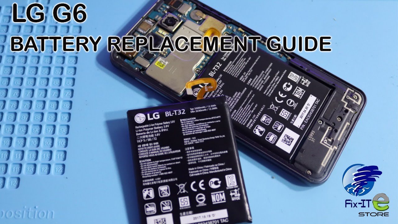 How to "LG G6 BATTERY REPLACEMENT"