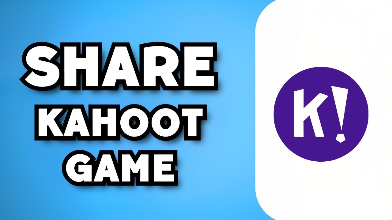 How To Share A Kahoot (2023 Guide) - YouTube