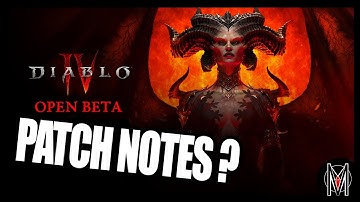 Diablo 4 Beta Patch Notes are a sham! And here is why...(Oops I