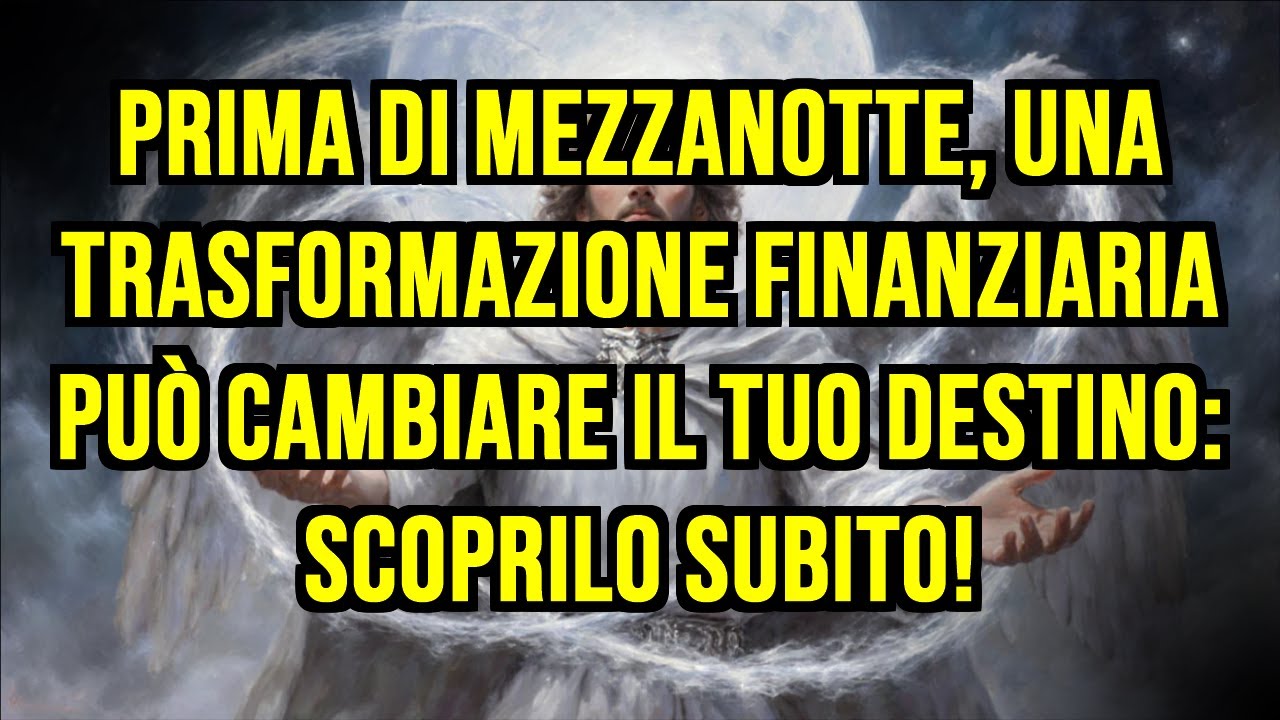 PRIMA DI MEZZANOTTE, UNA TRASFORMAZIONE FINANZIARIA PUÒ CAMBIARE IL TUO DESTINO: SCOPRILO SUBITO!