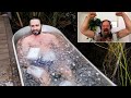 My First Ice Bath with The Iceman Wim Hof