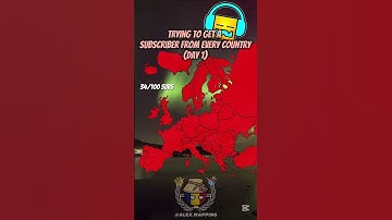 Trying to get a subscriber from every country (Day 1) #mapping #geography #europe #mappers
