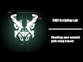Checking your network path using tracert