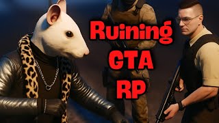 I Infiltrated a GTA RP and RAGEBAITED Everyone!