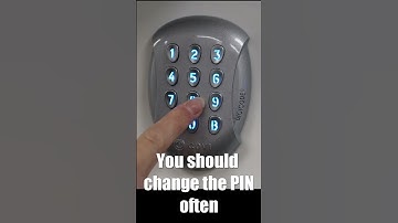 Change the code on your keypad