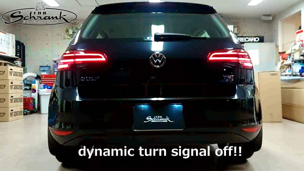 GOLF MK7 Highline x MK7.5 LED Tail Light (Dynamic turn signal OFF