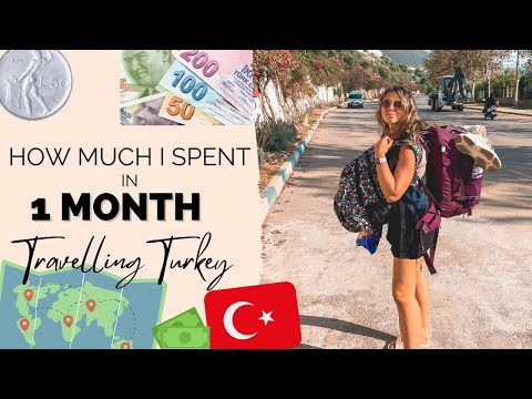 How Much I Spent in 1 Month Travelling Turkey
