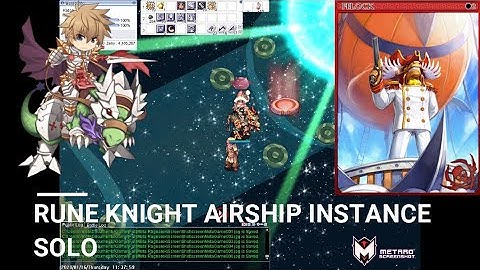 Meta Ragnarok Online - Rune Knight Critical Build Airship Instance. SOLO
