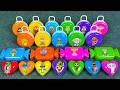 Italian Brainrot Slime! Coloring Rainbow Tung Tung Sahur &amp; Tralala in Satisfying Clay World 🌈
