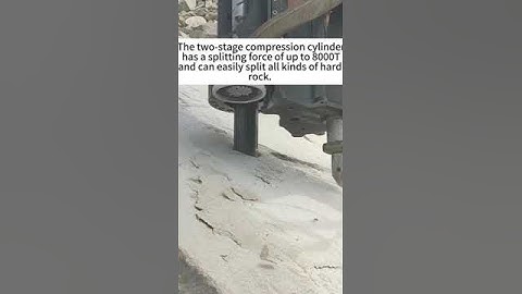 The most popular drilling and splitting machine in the mining industry#excavator#construction#drill