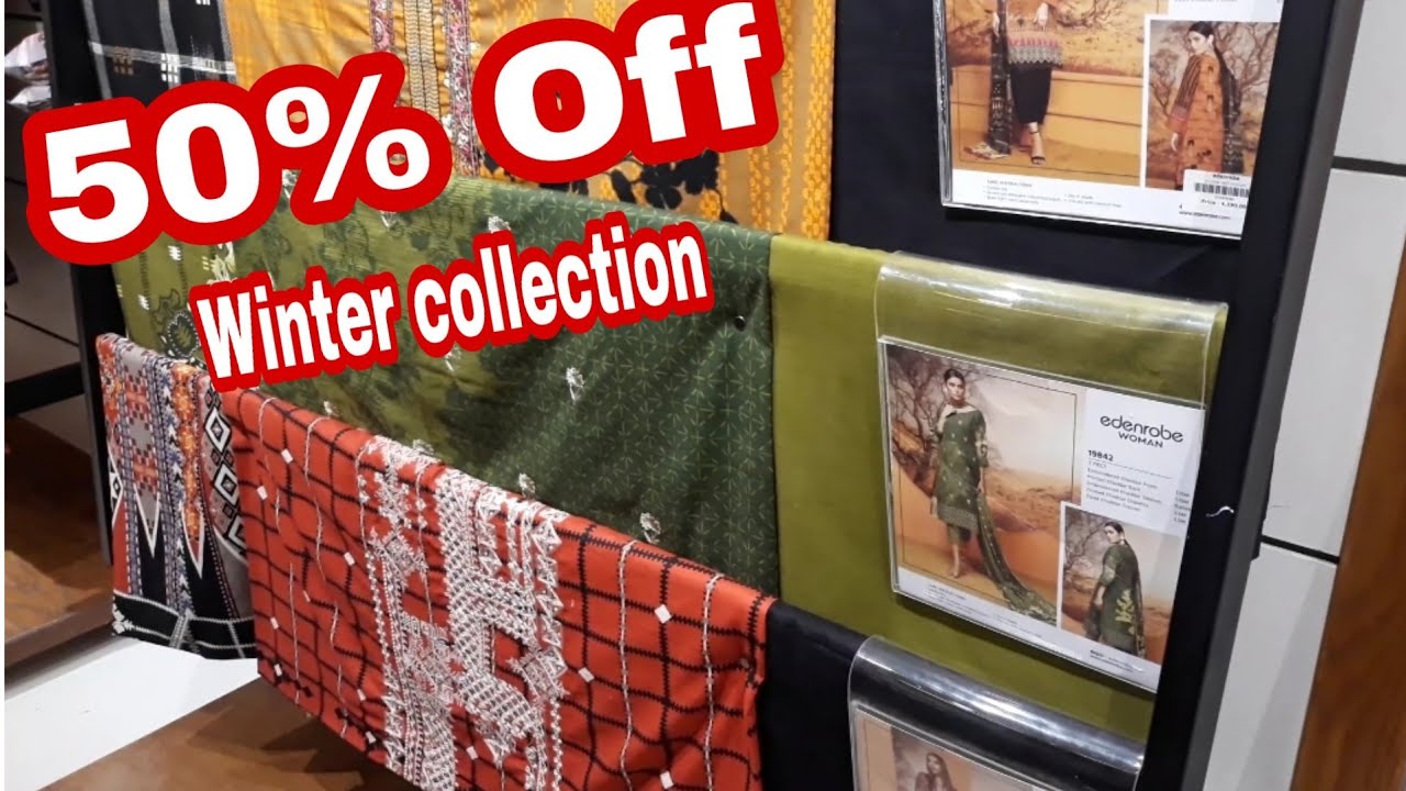 Edenrobe Winter Sale Flat 50 off Edenrobe Winter Collection 2020Vlogs for all YouTube
