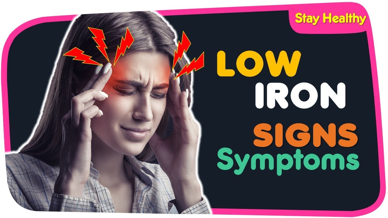 6 Symptoms Of Low Iron Youtube